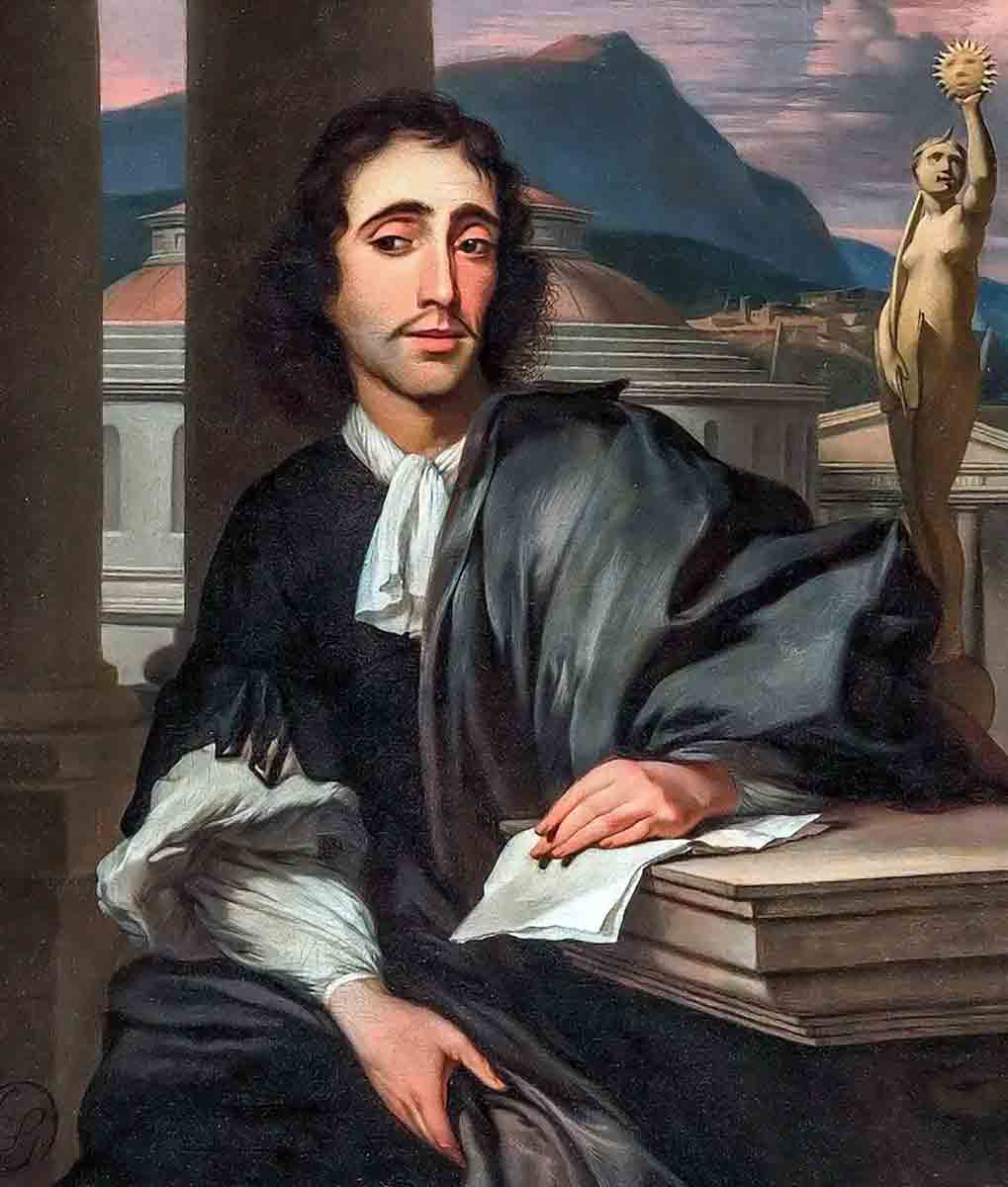 A painting of a man, assumed to be Baruch Spinoza, by Barend Graat. Source: Wikimedia Commons 