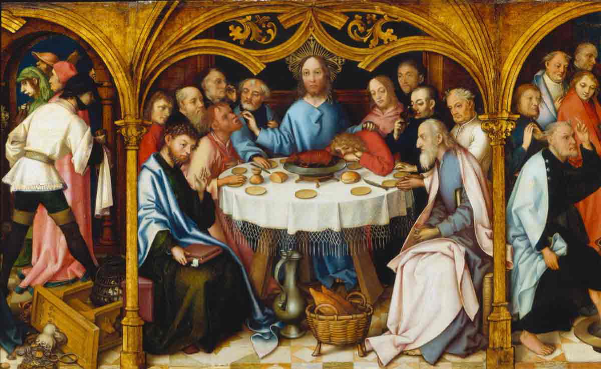 Hans Holbein the Elder The Last Supper Painting 1501