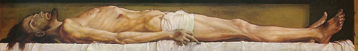 Hans Holbein the Younger Dead Christ Painting 1521