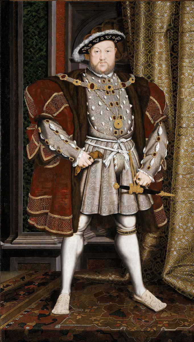 Hans Holbein the Younger King Henry VIII Portrait 1537