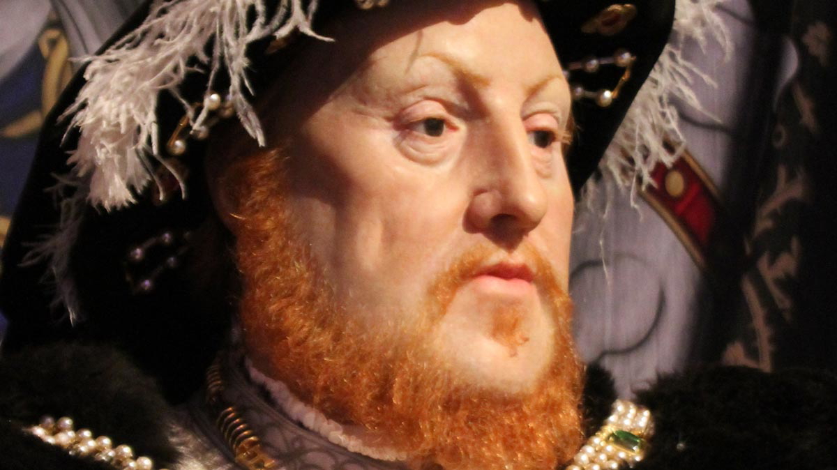 Henry VIII wax figure