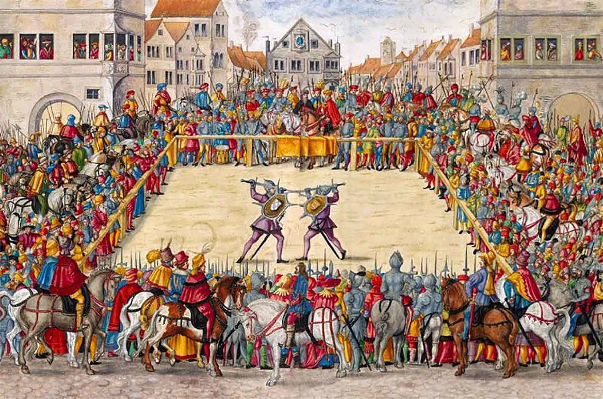 Judicial duel c 1544