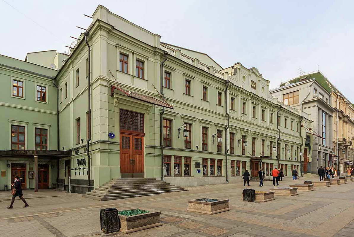 The Moscow Art Theatre, where The Seagull first met success. The theatre was renamed The Chekhov Moscow Art Theatre in 1987, Source: Wikimedia Commons