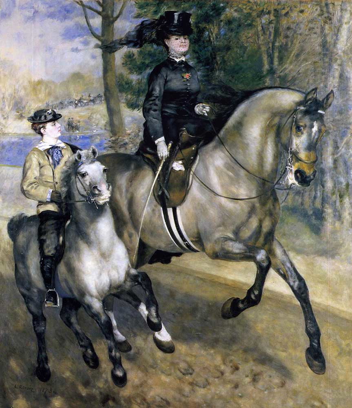 Allée Cavalière au Bois de Boulogne, Auguste Renoir, 1873