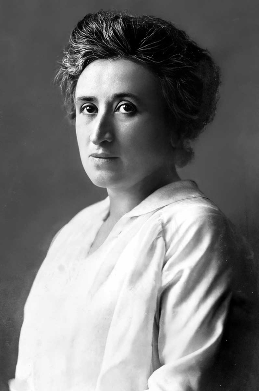 Rosa Luxemburg pictured in 1905, Source: Wikimedia Commons