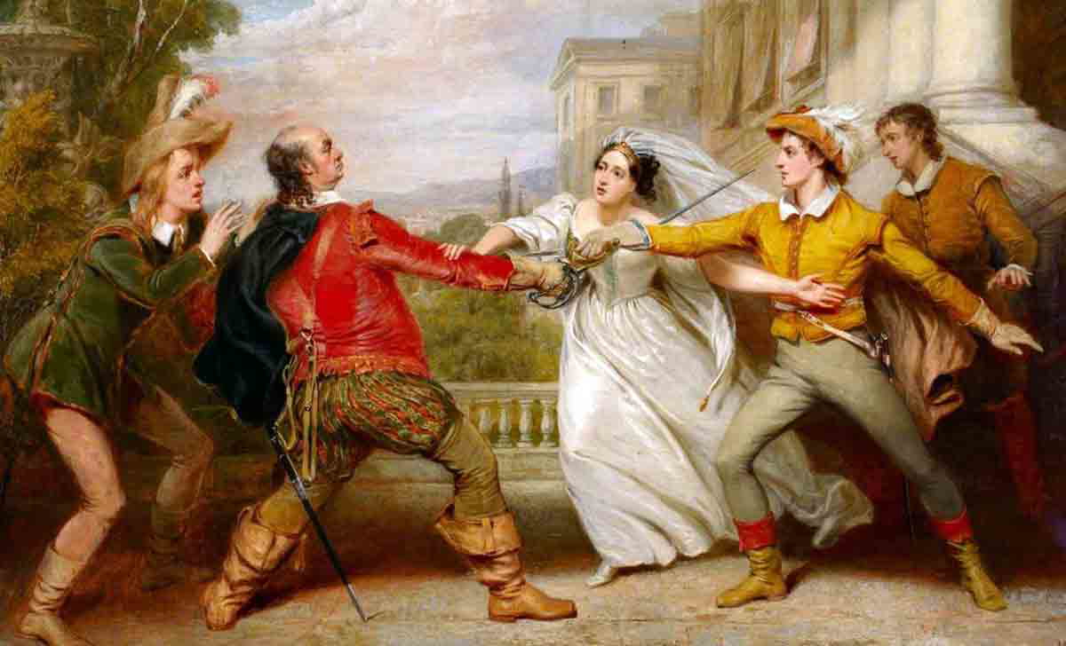 The Duel between Sir Toby and Sebastian