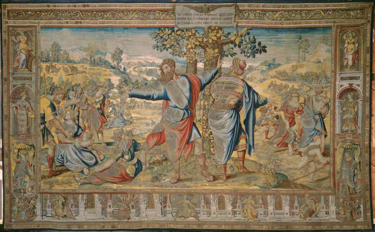 abraham tapestries separation 1540