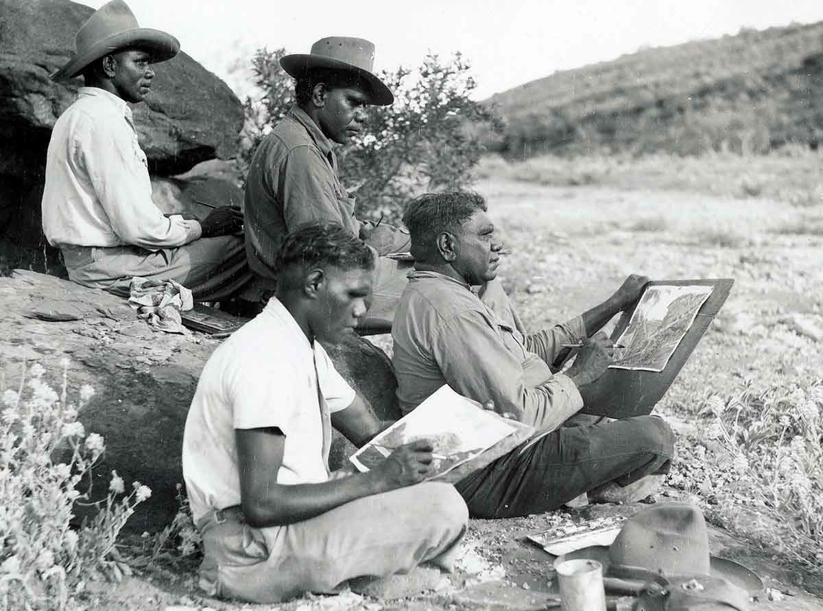 albert namatjira sons painting australian history
