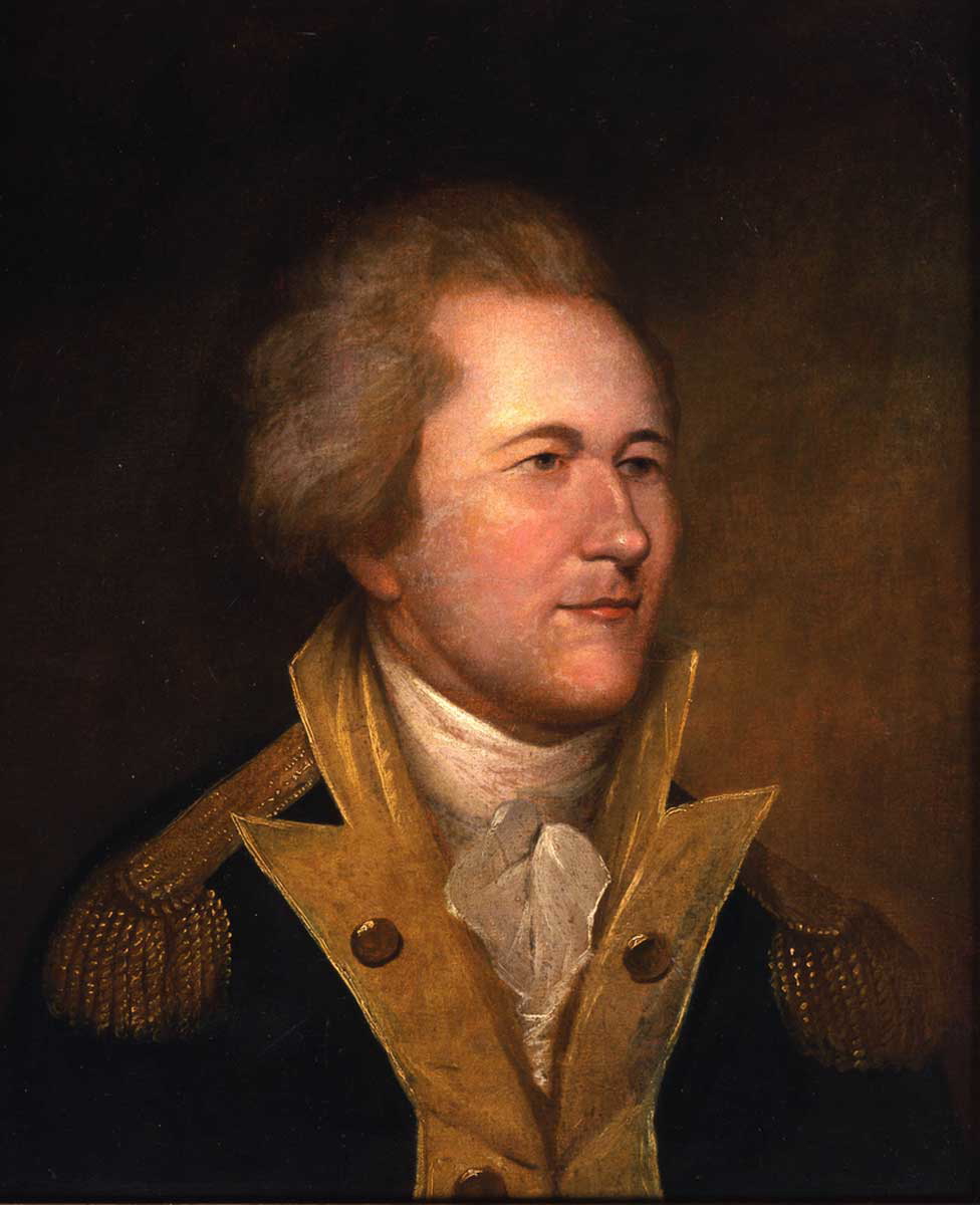 alexander hamilton in uniform