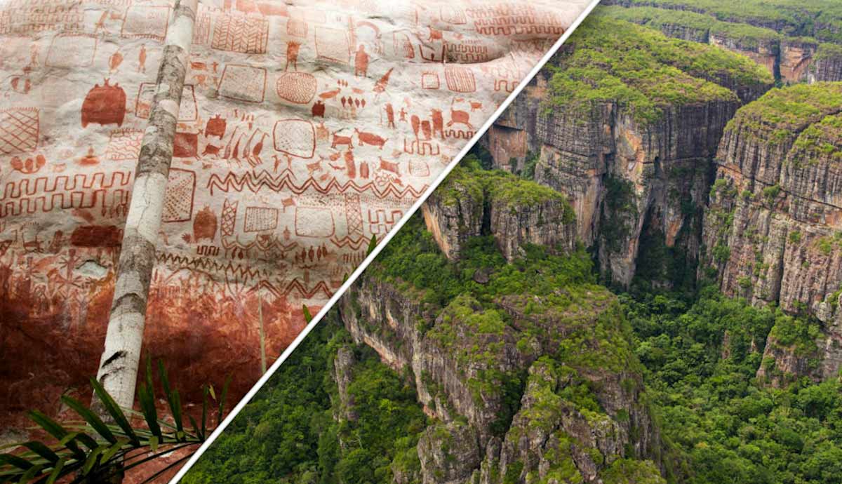 amazonian pictographs graet wall