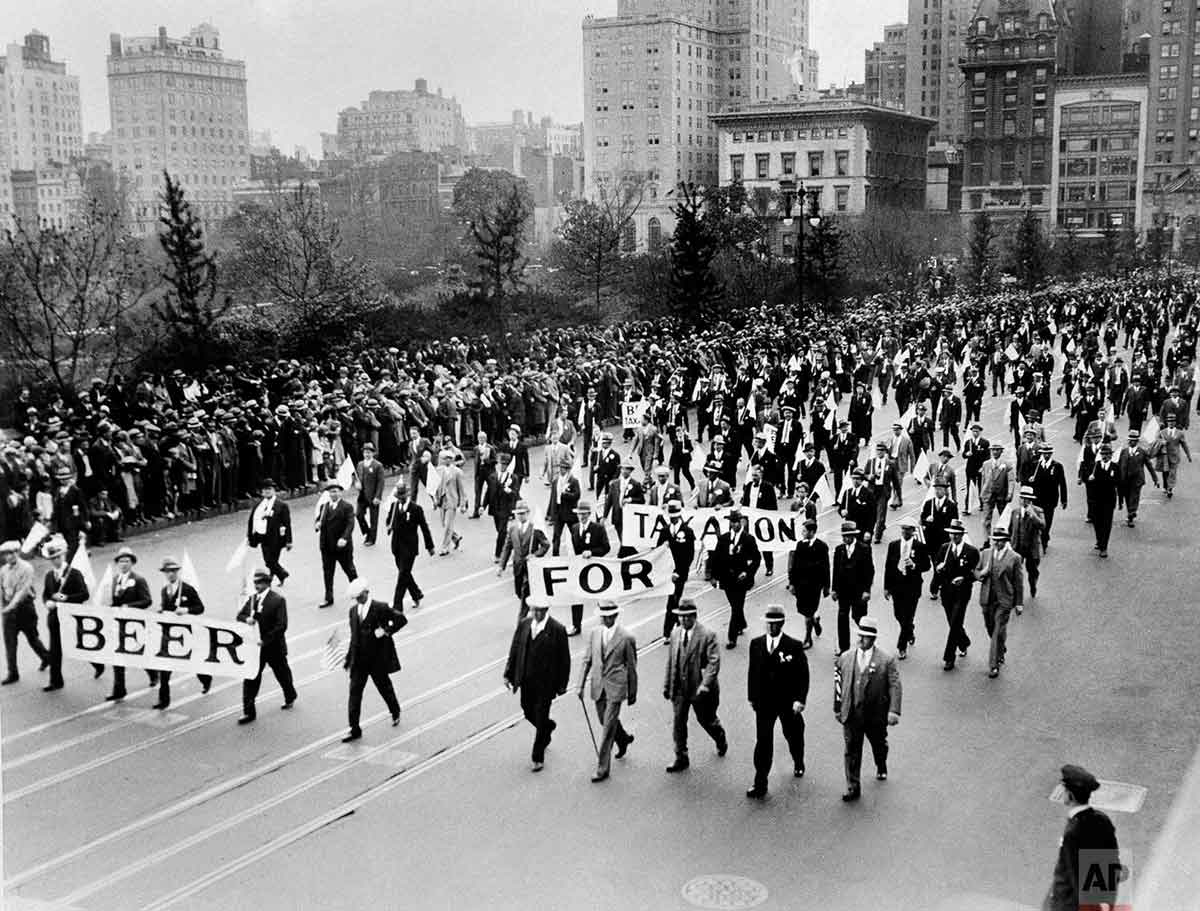 anti prohibition rally beer taxation new york 1932