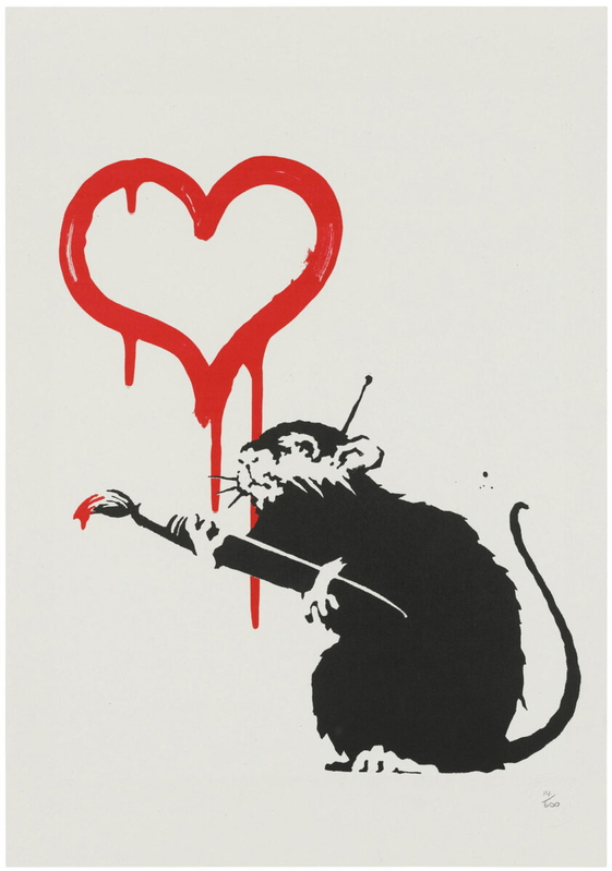Love Rat by Banksy