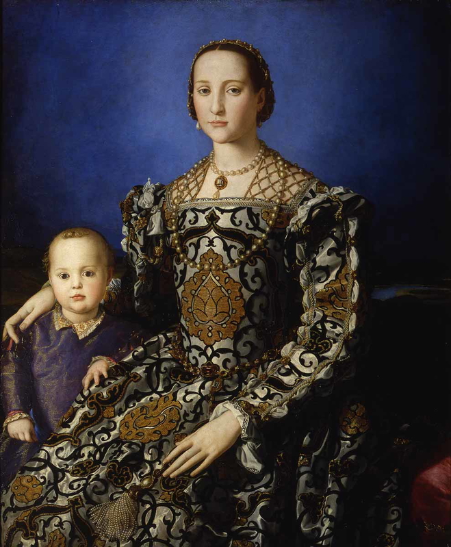bronzino portrait of eleonora di toledo son giovanni