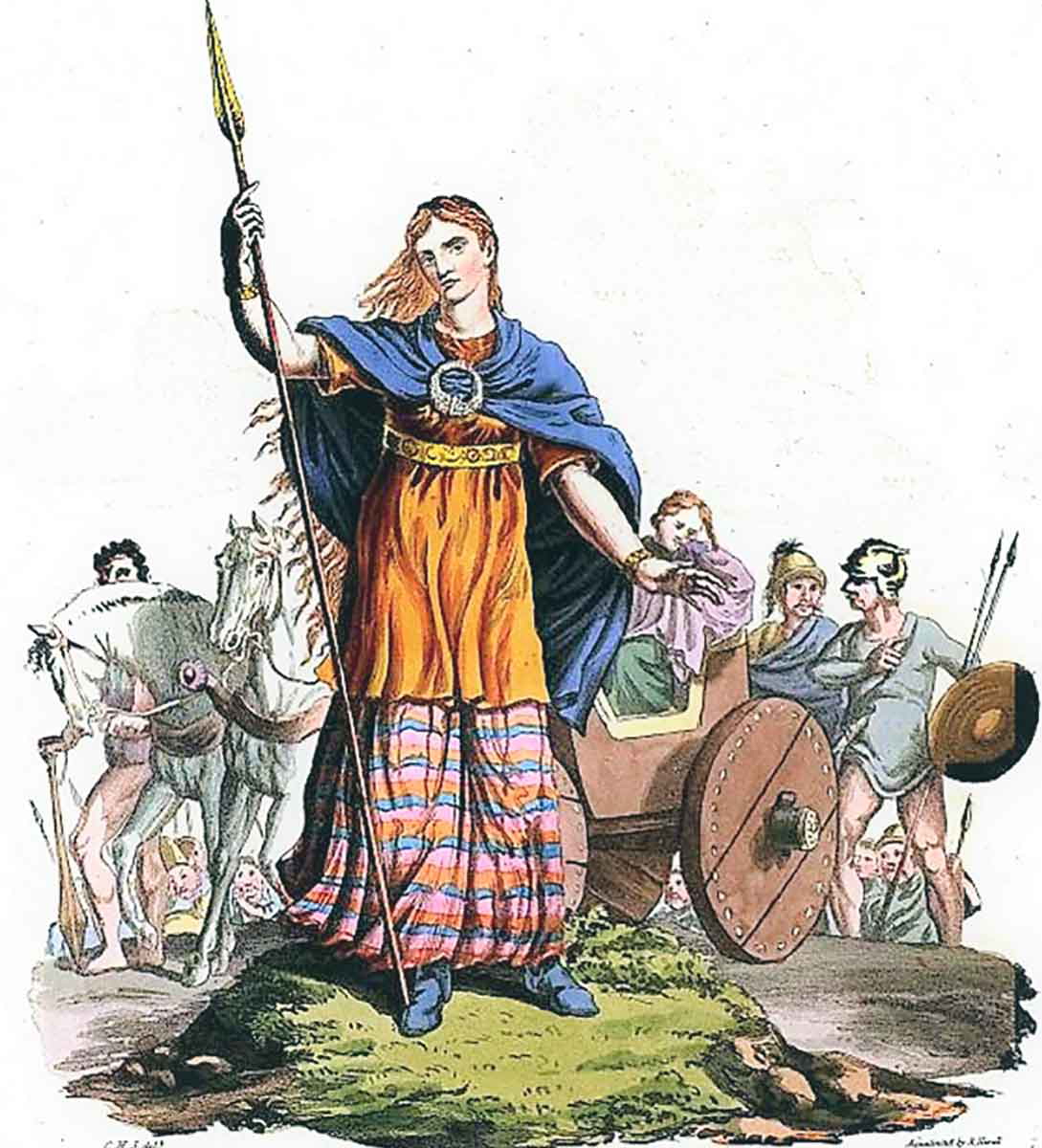 charles hamilto smith boudica illustration