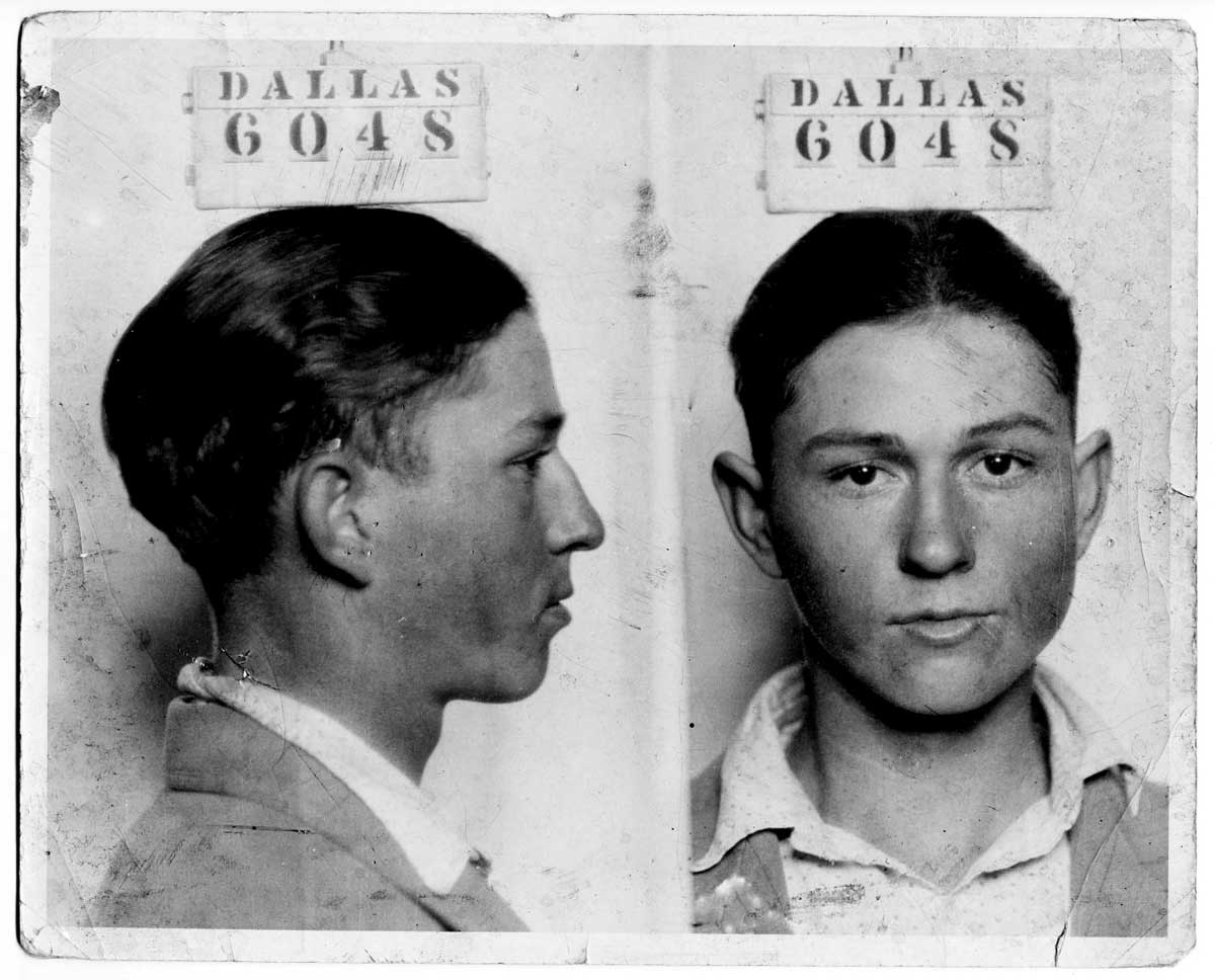 clyde barrow mugshot