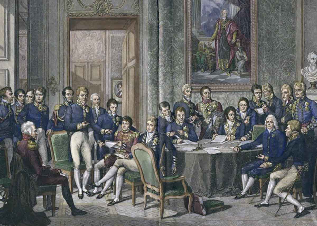 colored engraving congress of vienna
