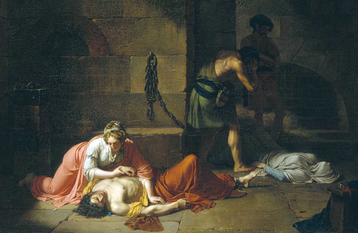 death of agis painting hellenistic sparta