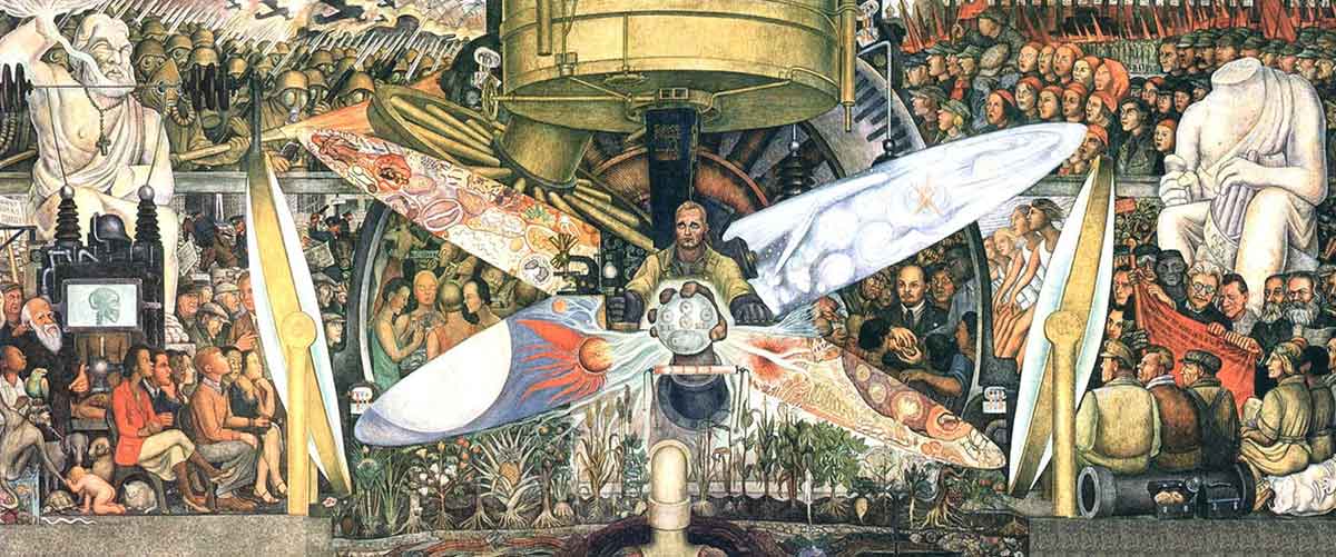 diego riviera man crossroads painting