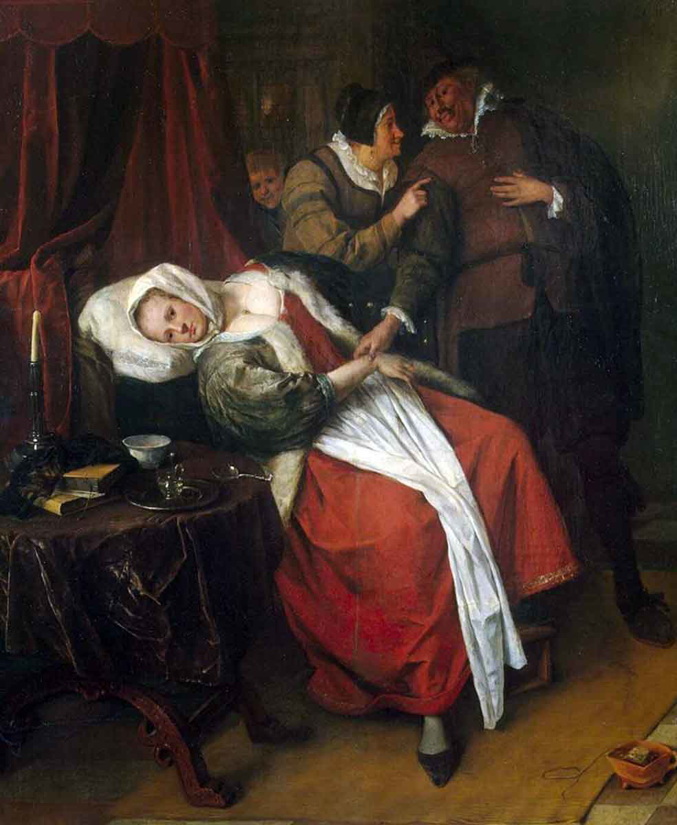 doctors visit jan steen painting