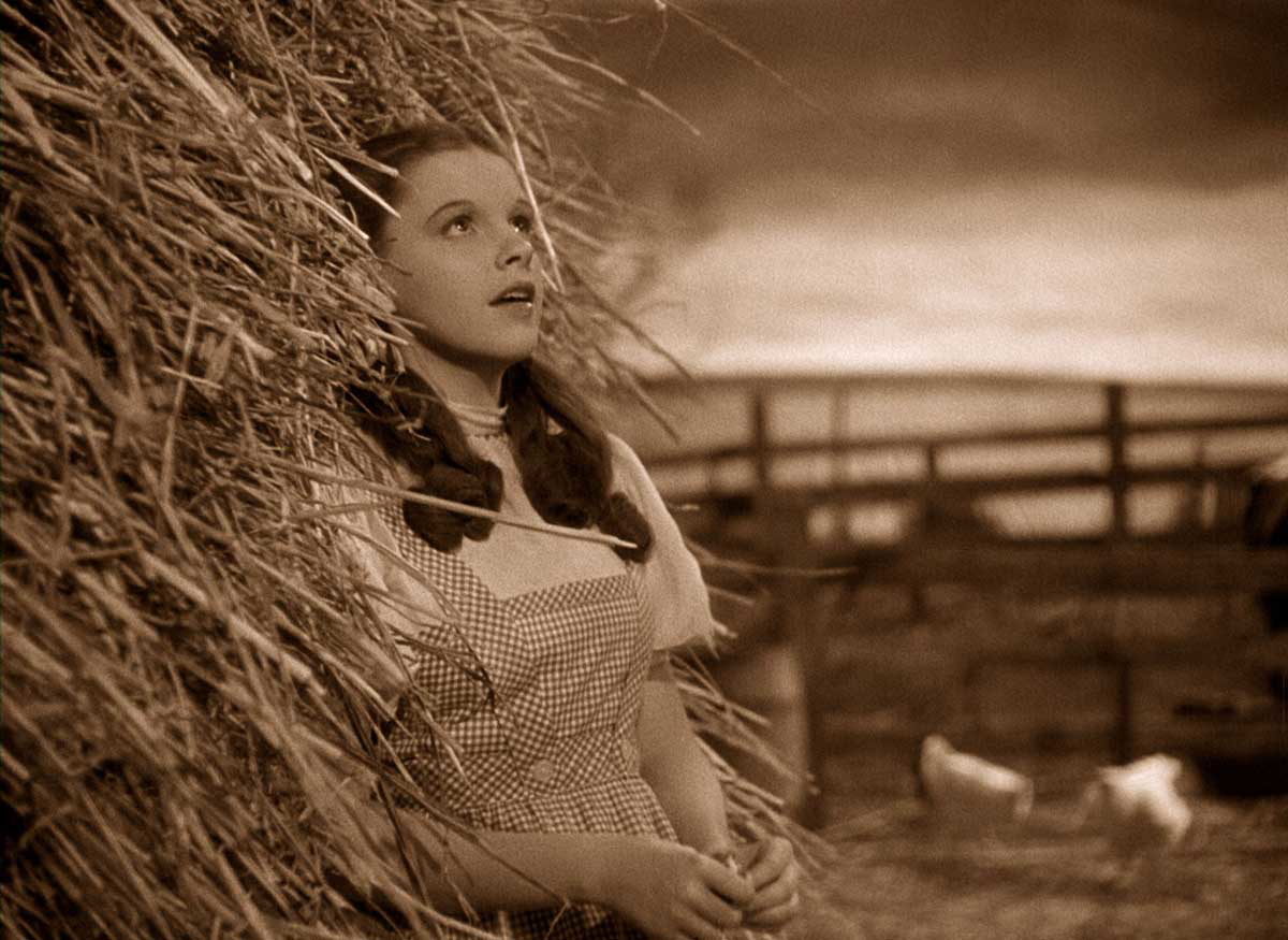 dorothy wizard of oz sepia