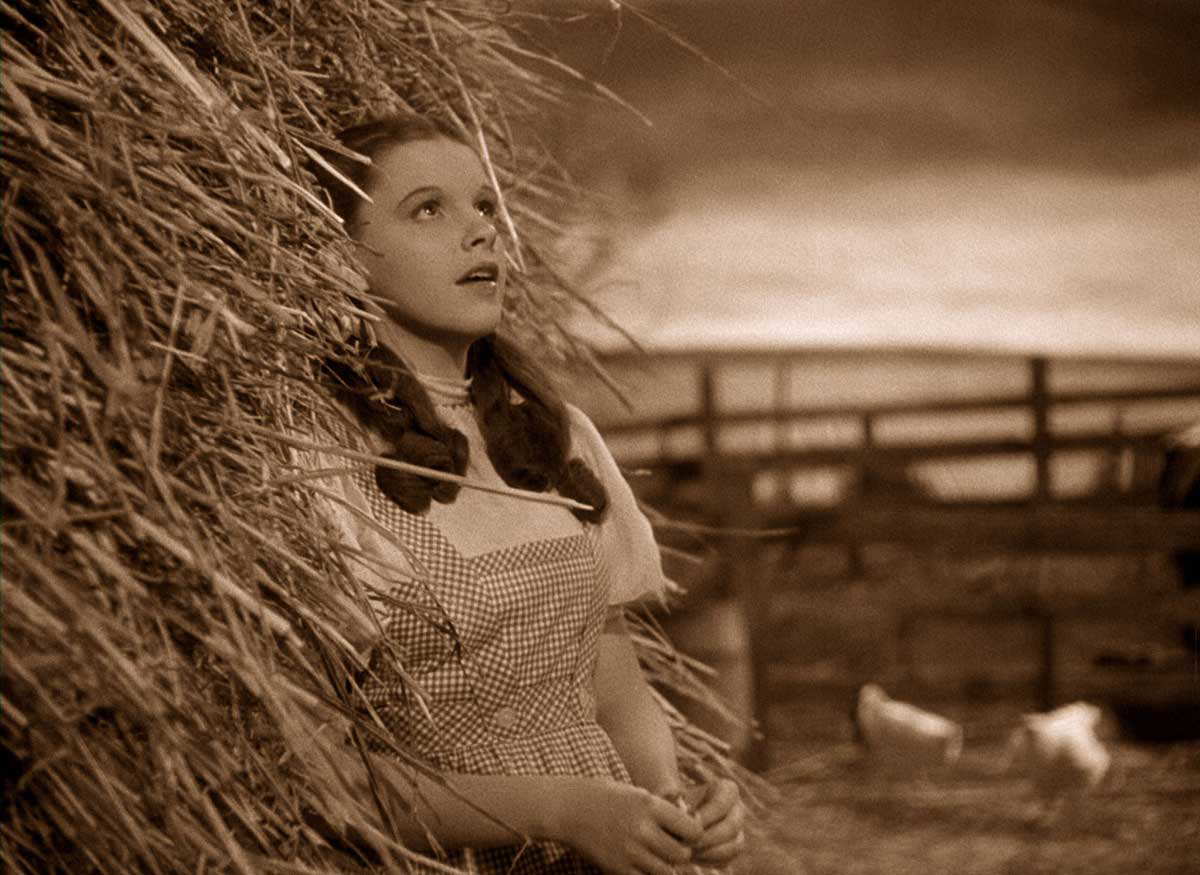 dorothy wizard of oz sepia