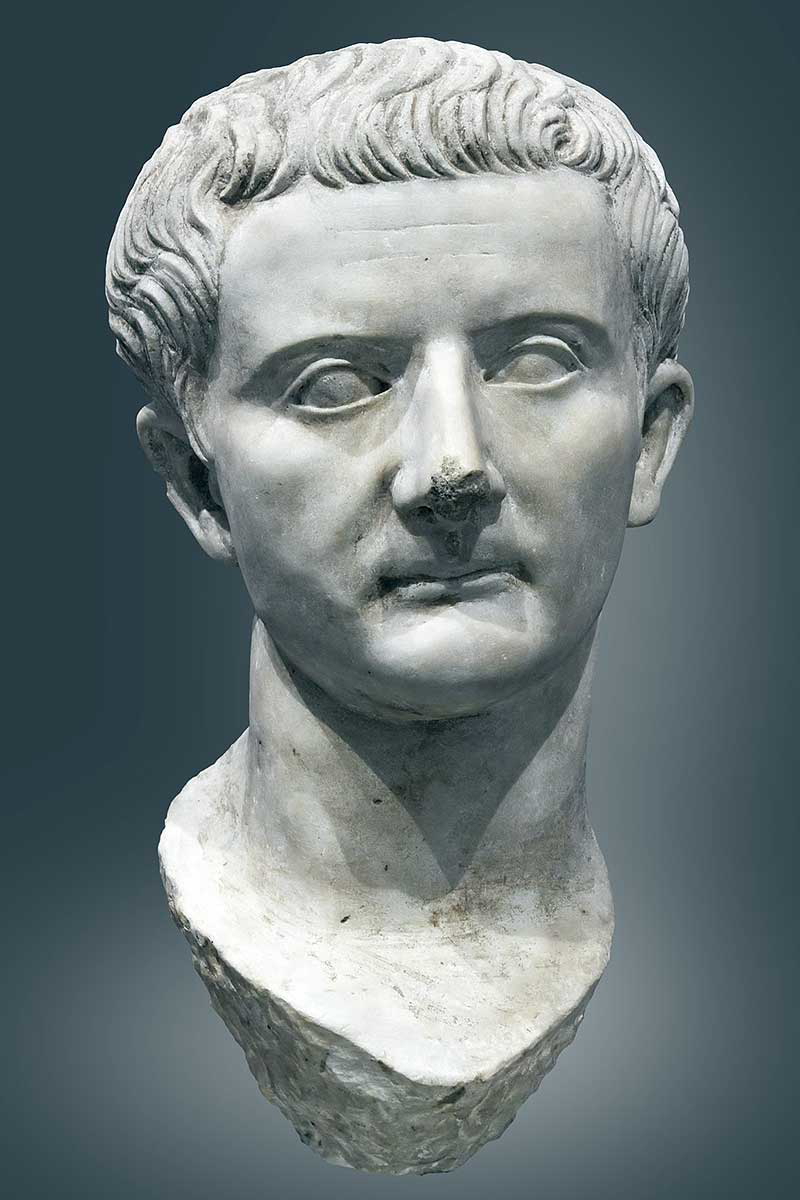 emperor tiberius head