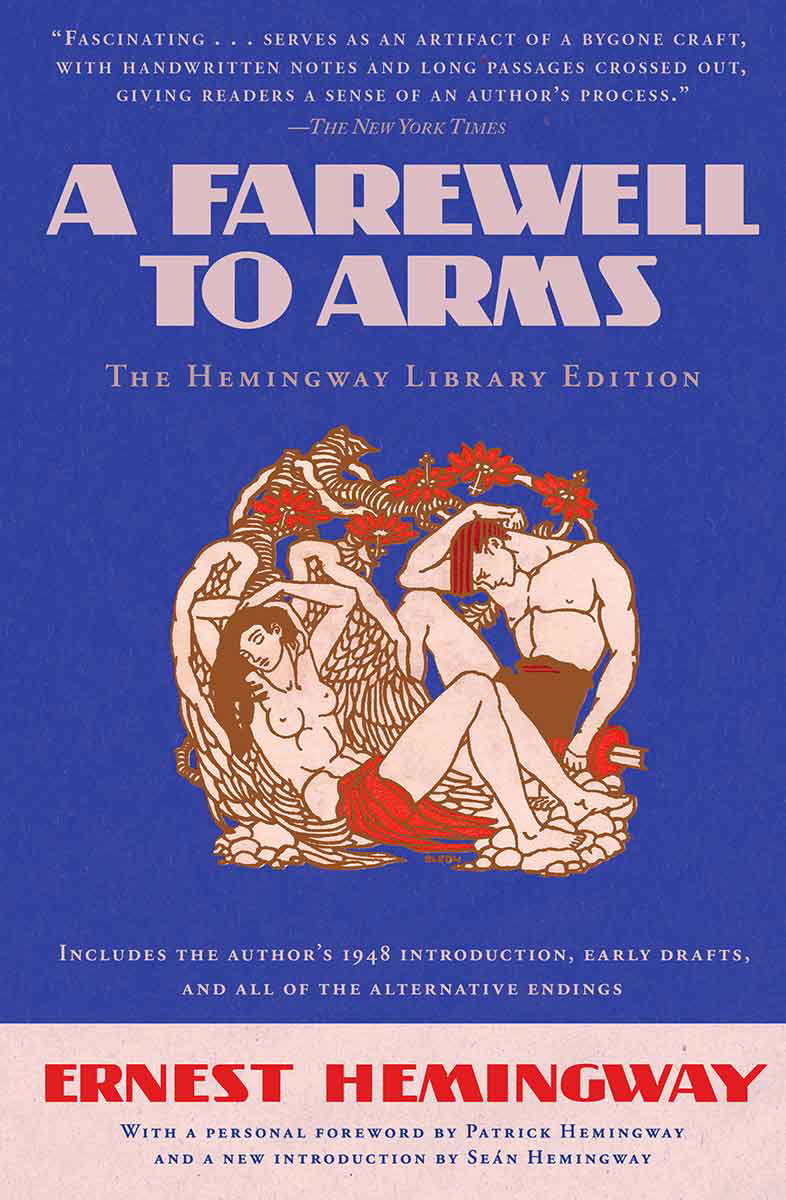 ernest hemingway farewell to arms book cover