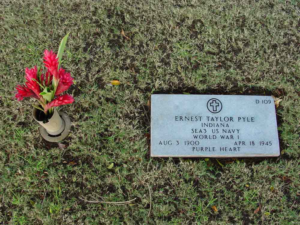 ernie pyle gravesite