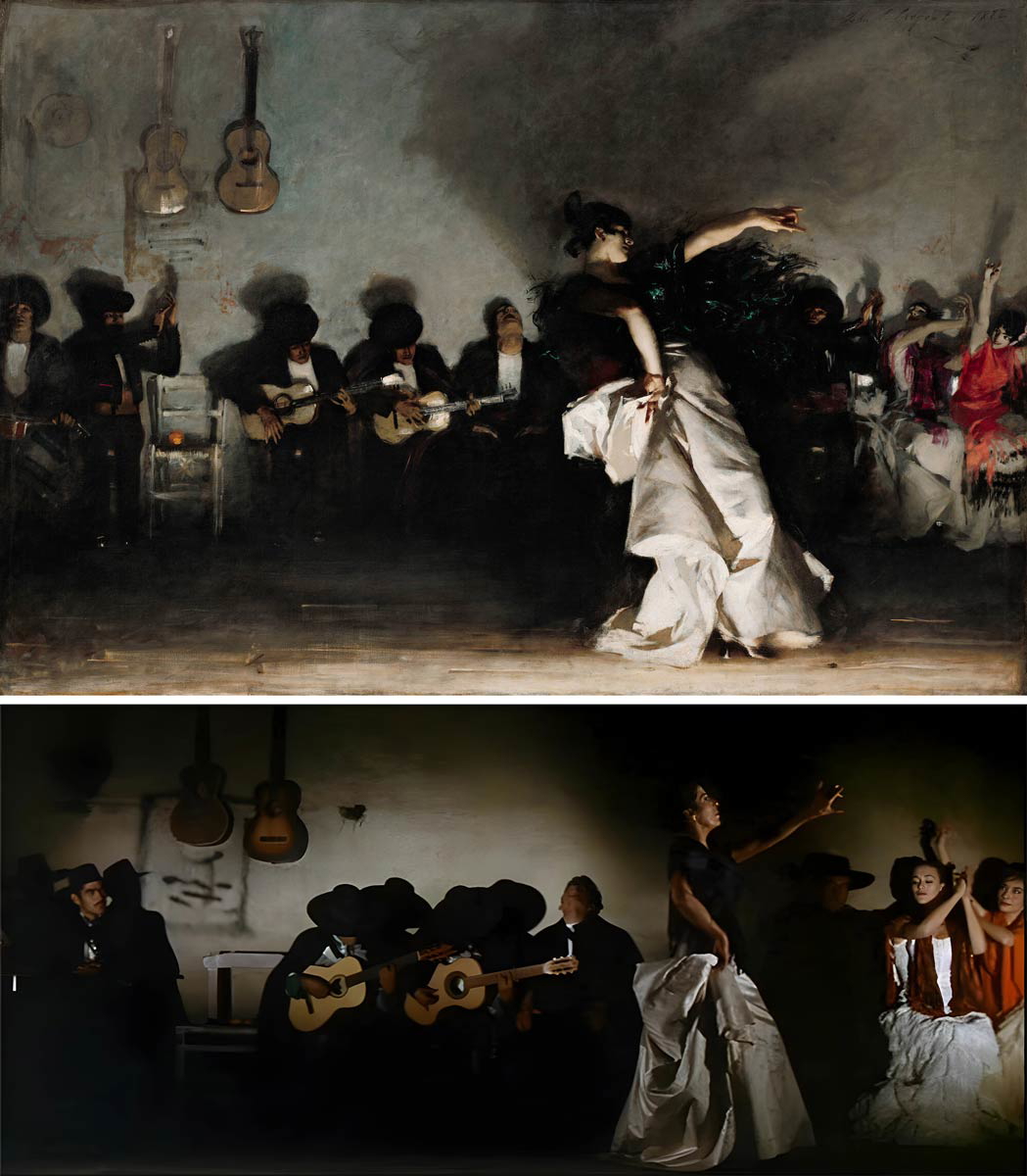 famous artworks jaleo painting singer sargent