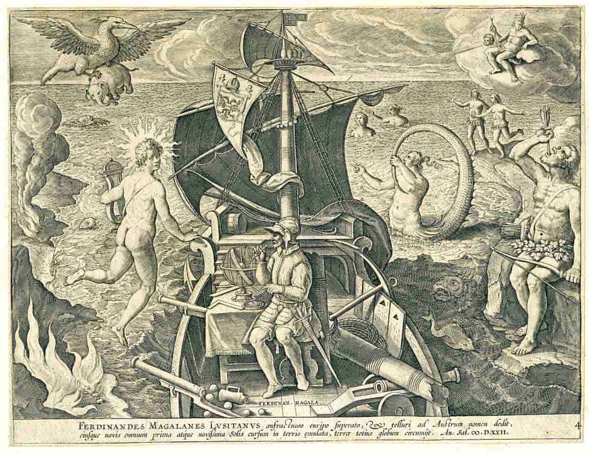 ferdinand magellan on ship