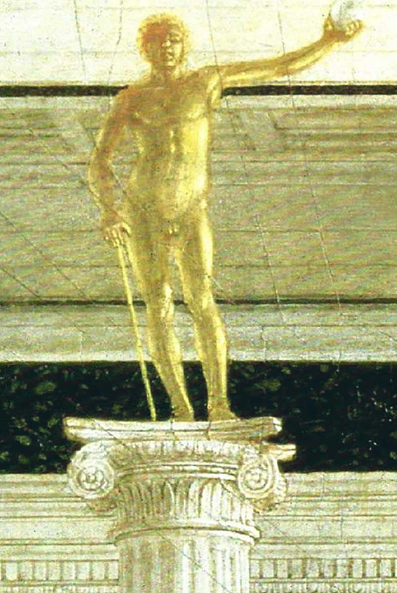 flagellation of christ statue detail