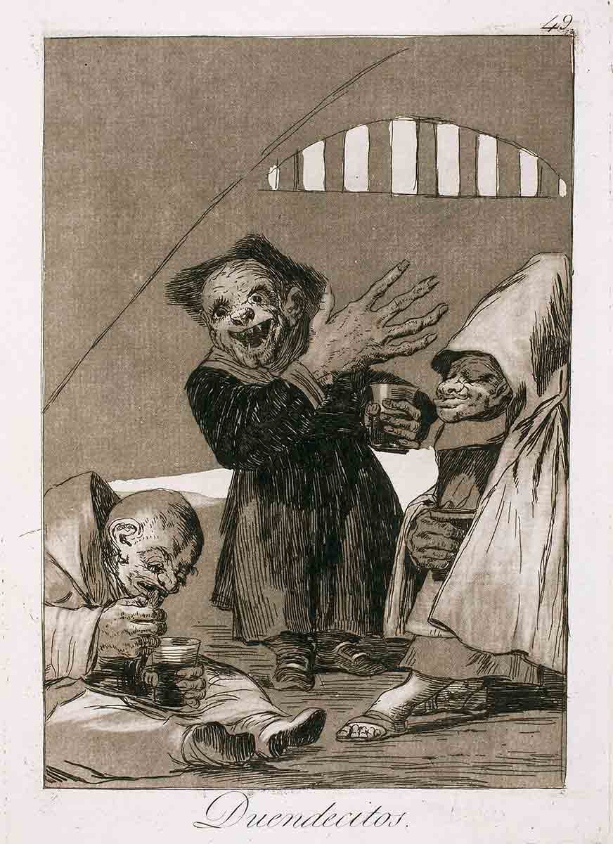 francisco goya los caprichos duendecitos 1799