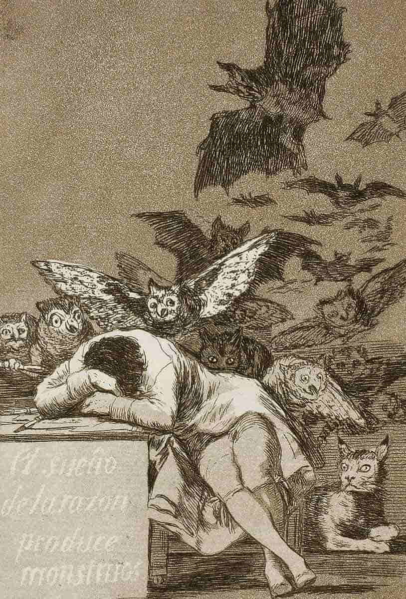 francisco goya los caprichos the sleep of reason 1799
