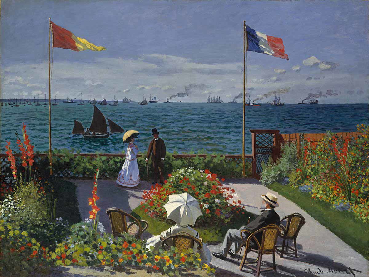garden sainte adresse claude monet