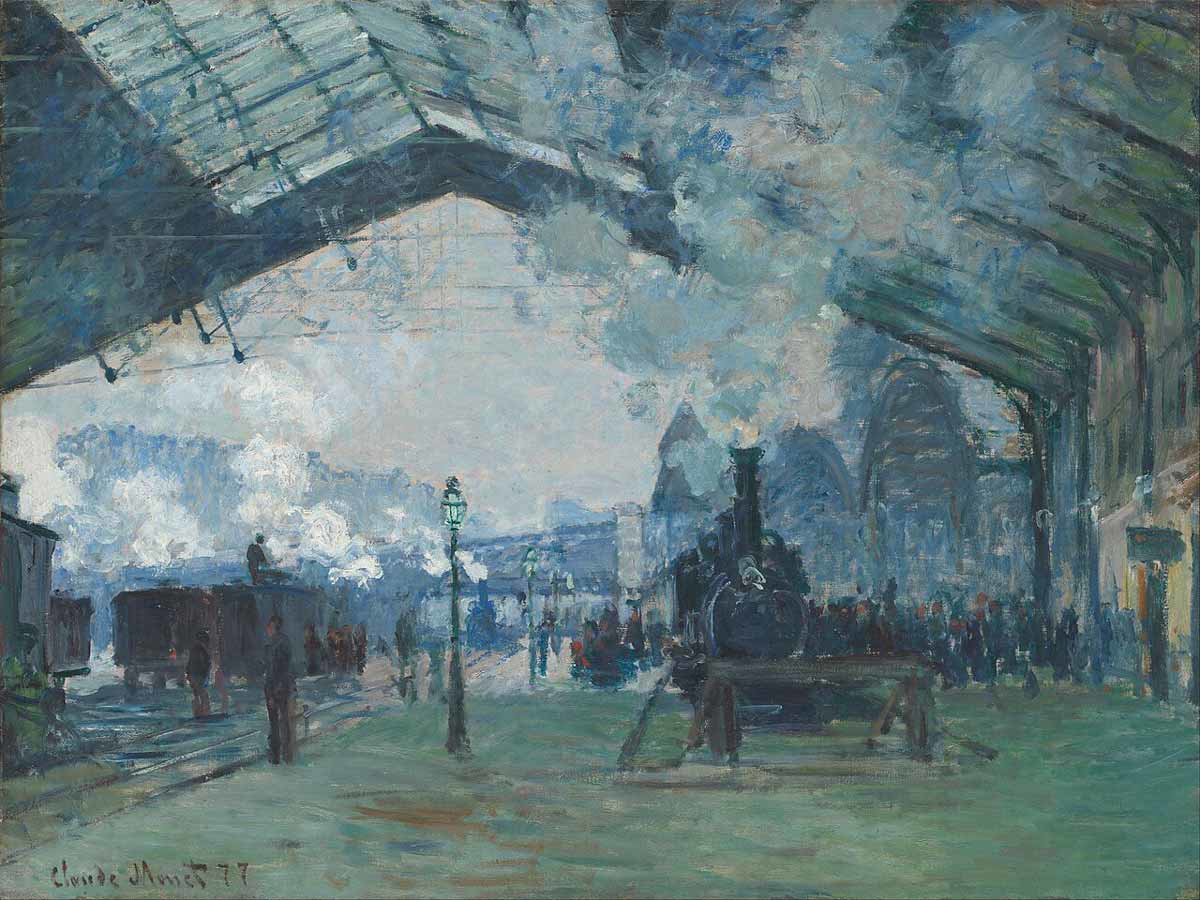gare saint lazare claude monet