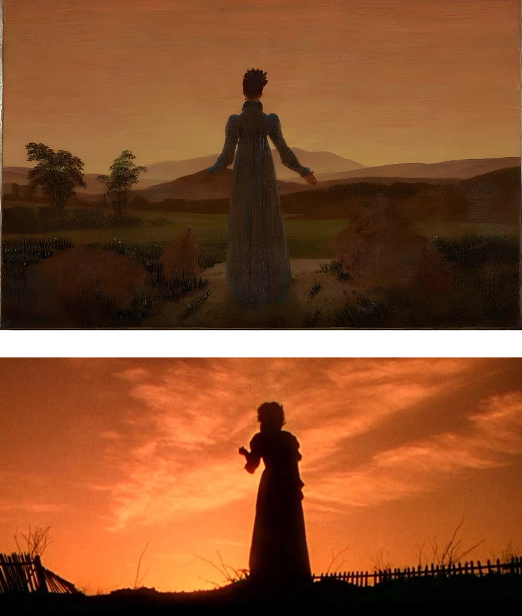 gone with the wind sunset scene