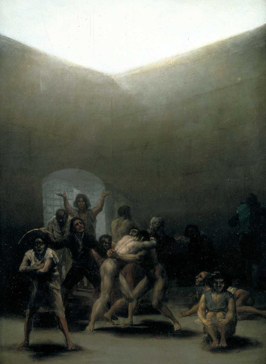 goya luncatics painting