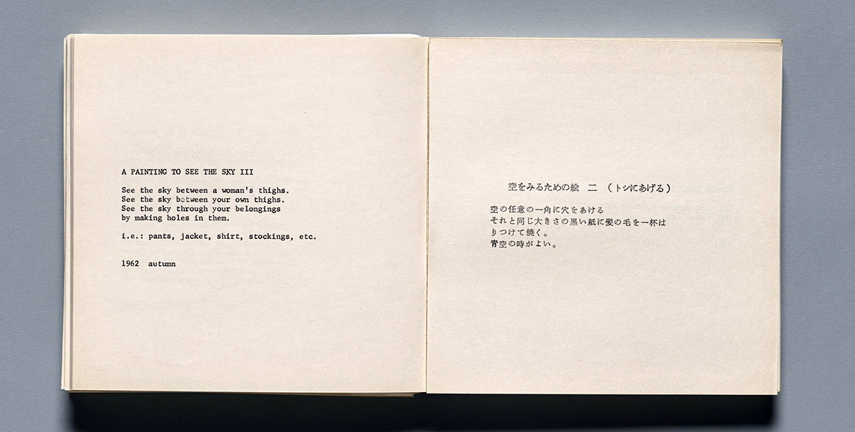 grapefruit instructions book yoko ono conceptual art