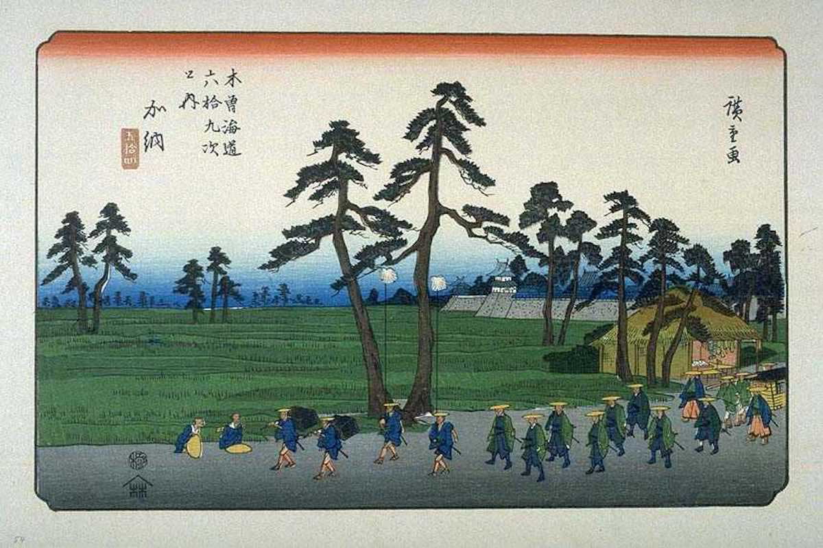 hiroshige kano on kisokaido