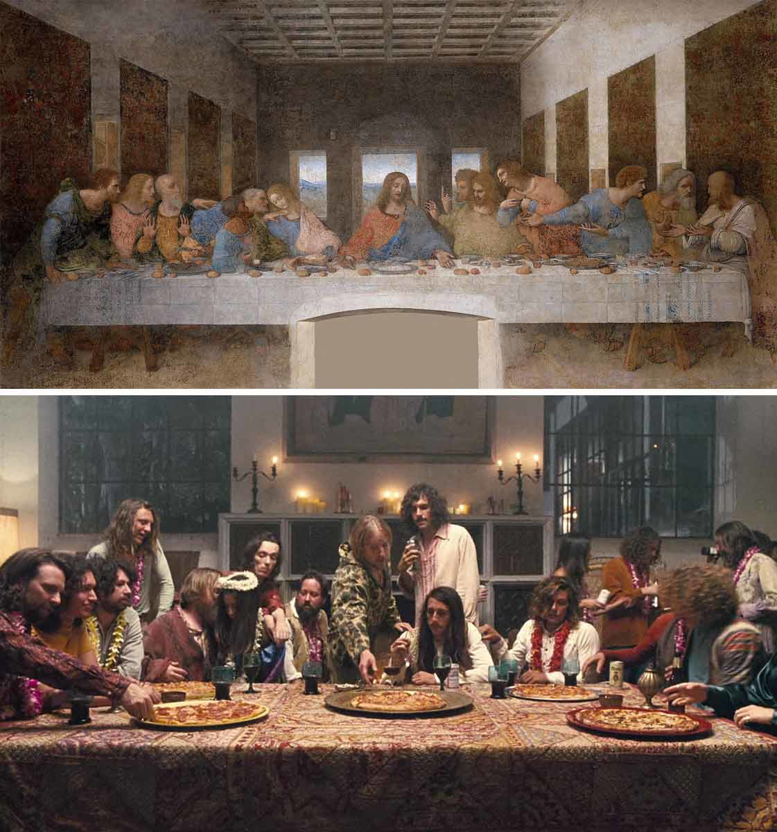 inherent vice last supper table scene