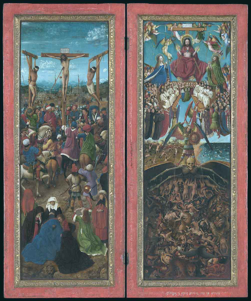 jan van eyck crucifixion painting