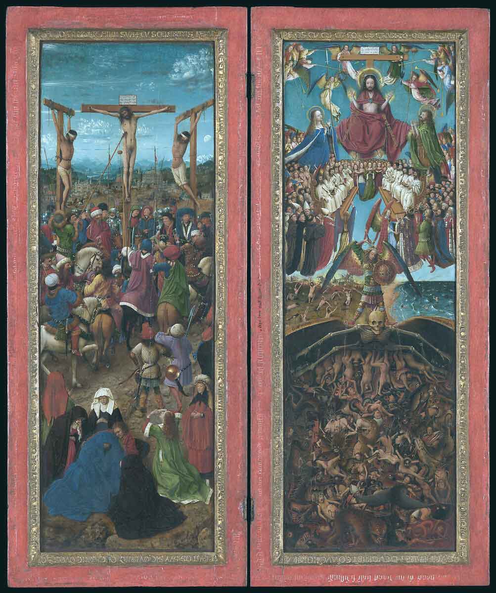 jan van eyck crucifixion painting