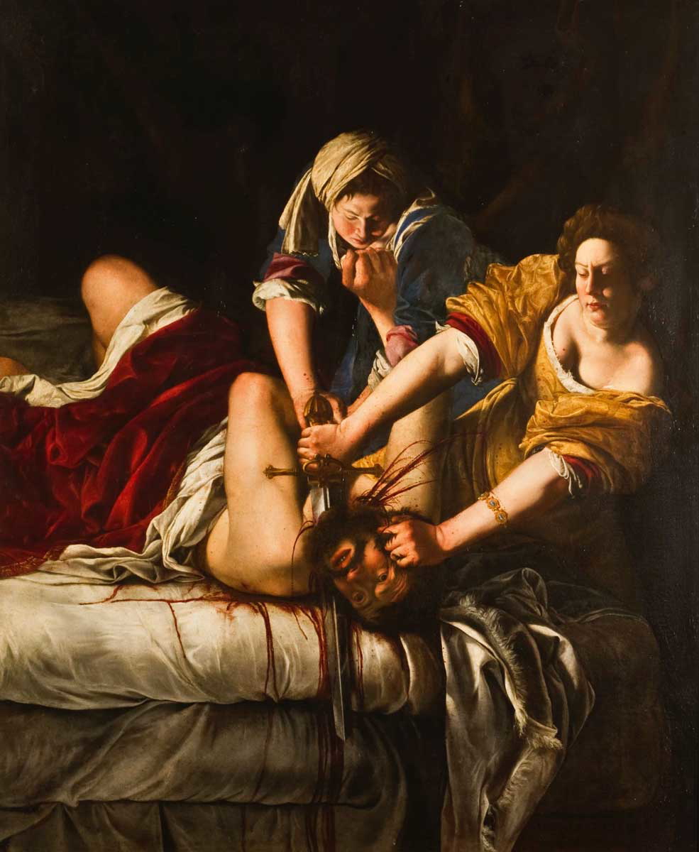 judith beheading holofernes gentileschi