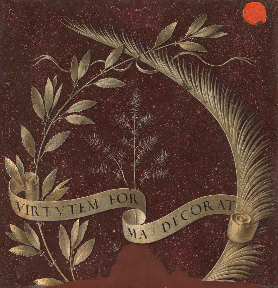leonardo da vinci reverse of ginevra benci portrait