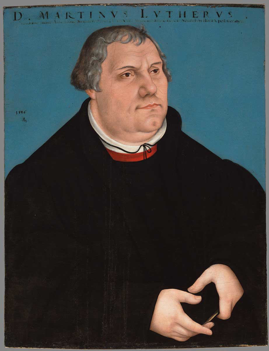 lucas cranach martin luther painting 1546
