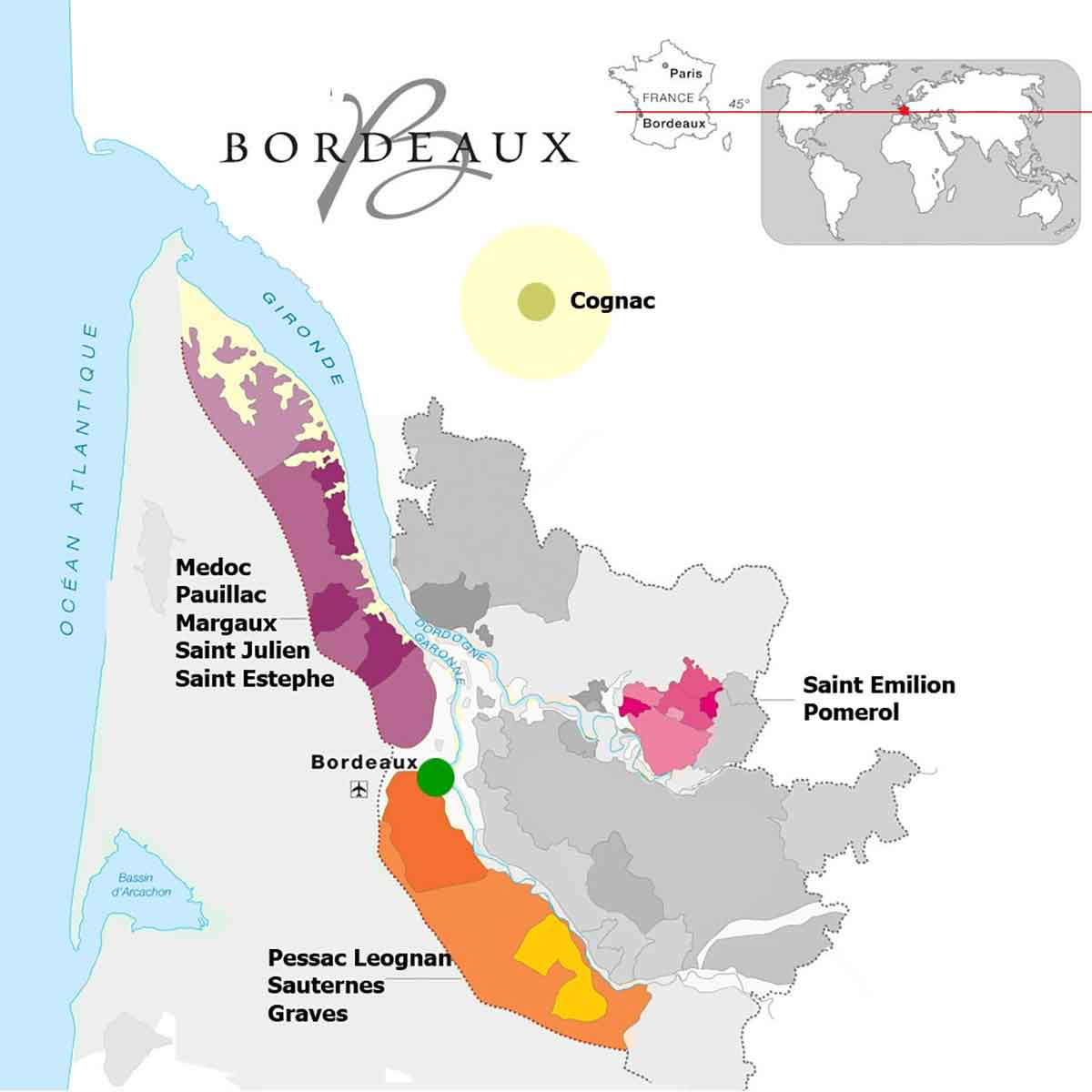 medoc bordeaux wine regions