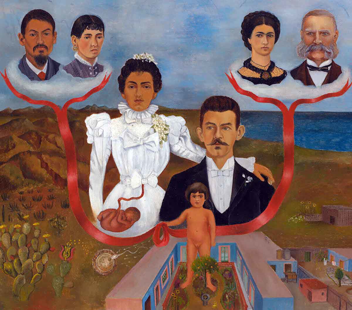 my grandparents parents me kahlo painting