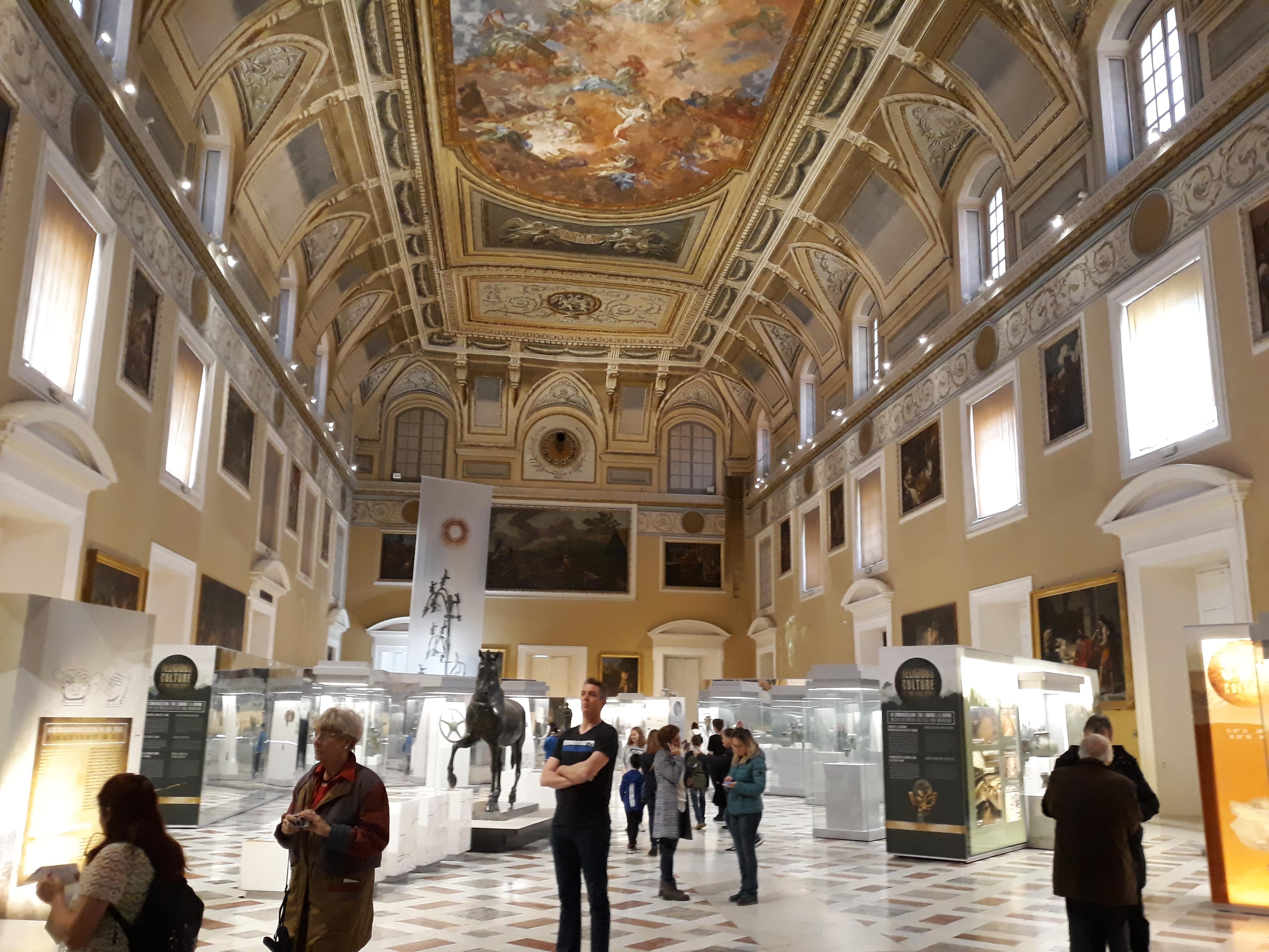Interior of the National Archaeological Museum, Naples