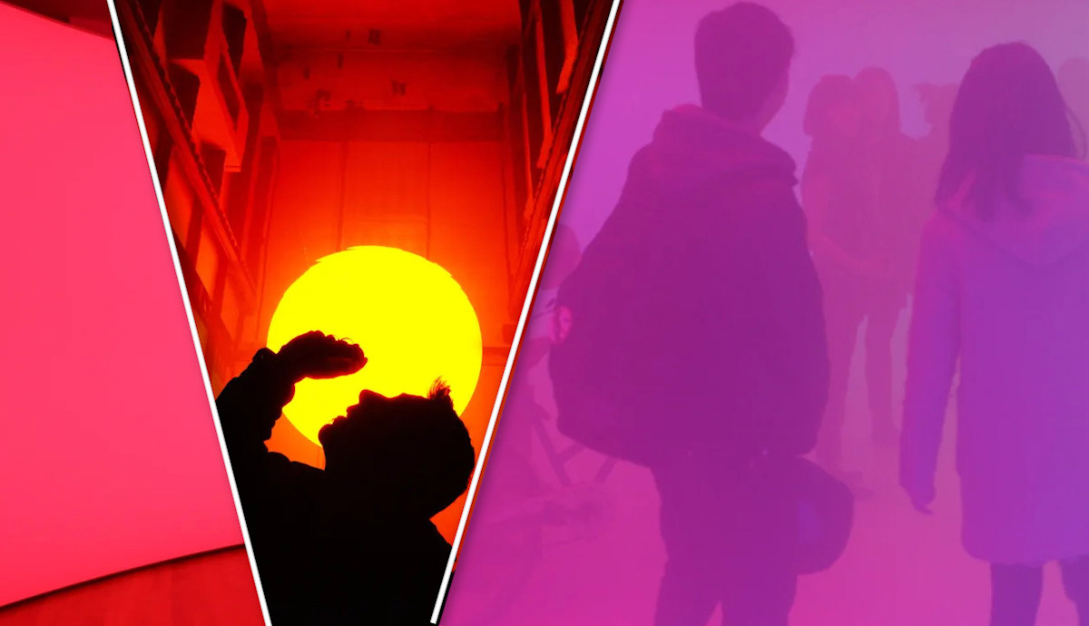 olafur eliasson colorful installations