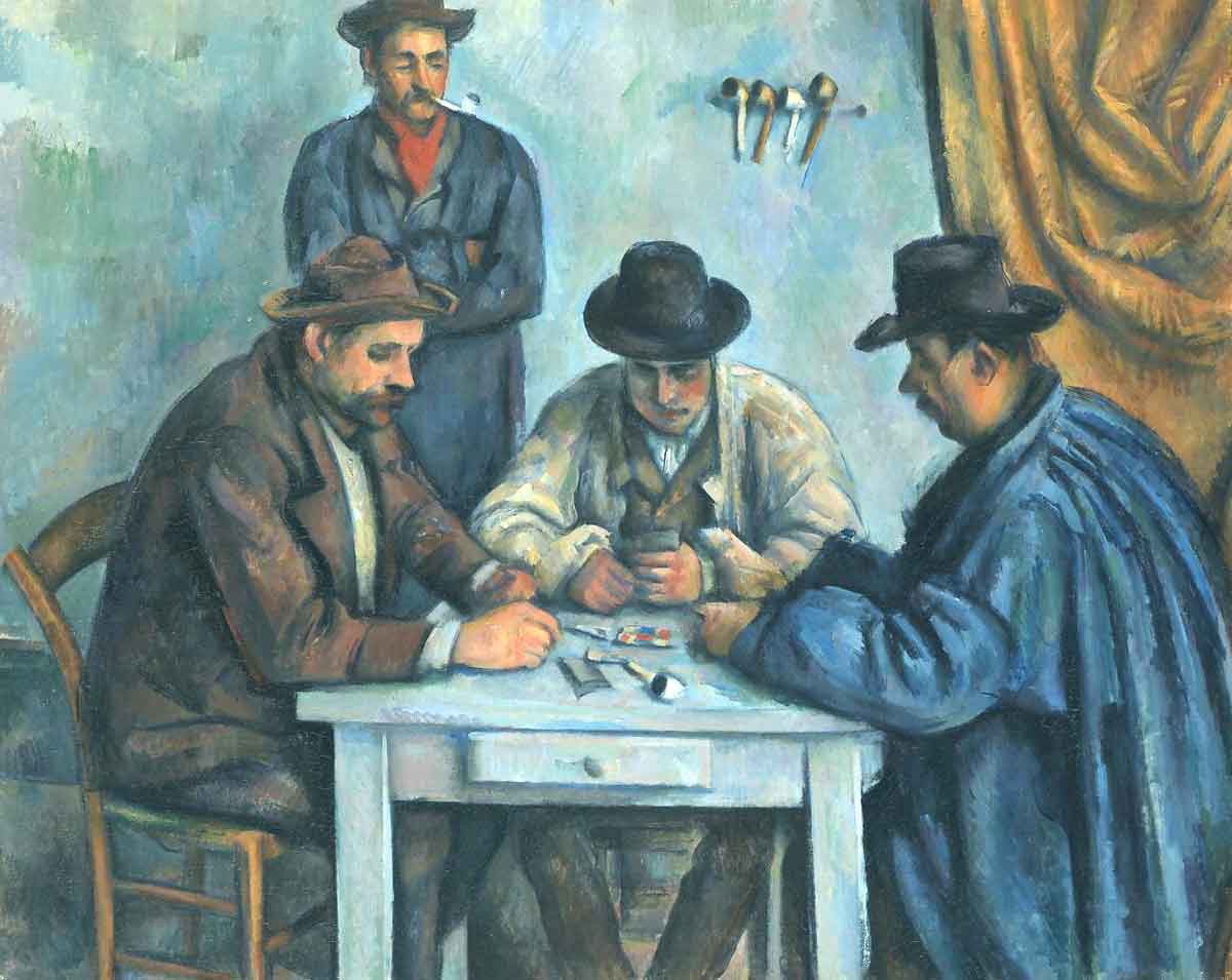 paul cézanne card players painting